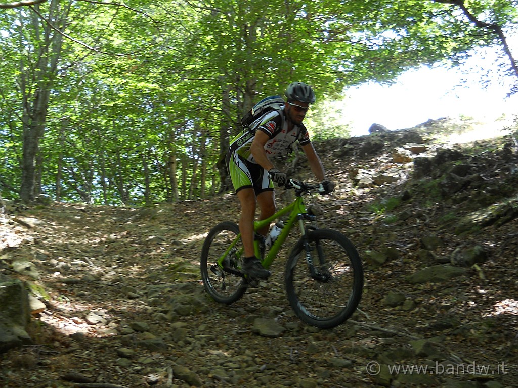 DSCN5707.JPG - Ogni tanto incontriamo qualche discesa più impegnativa................