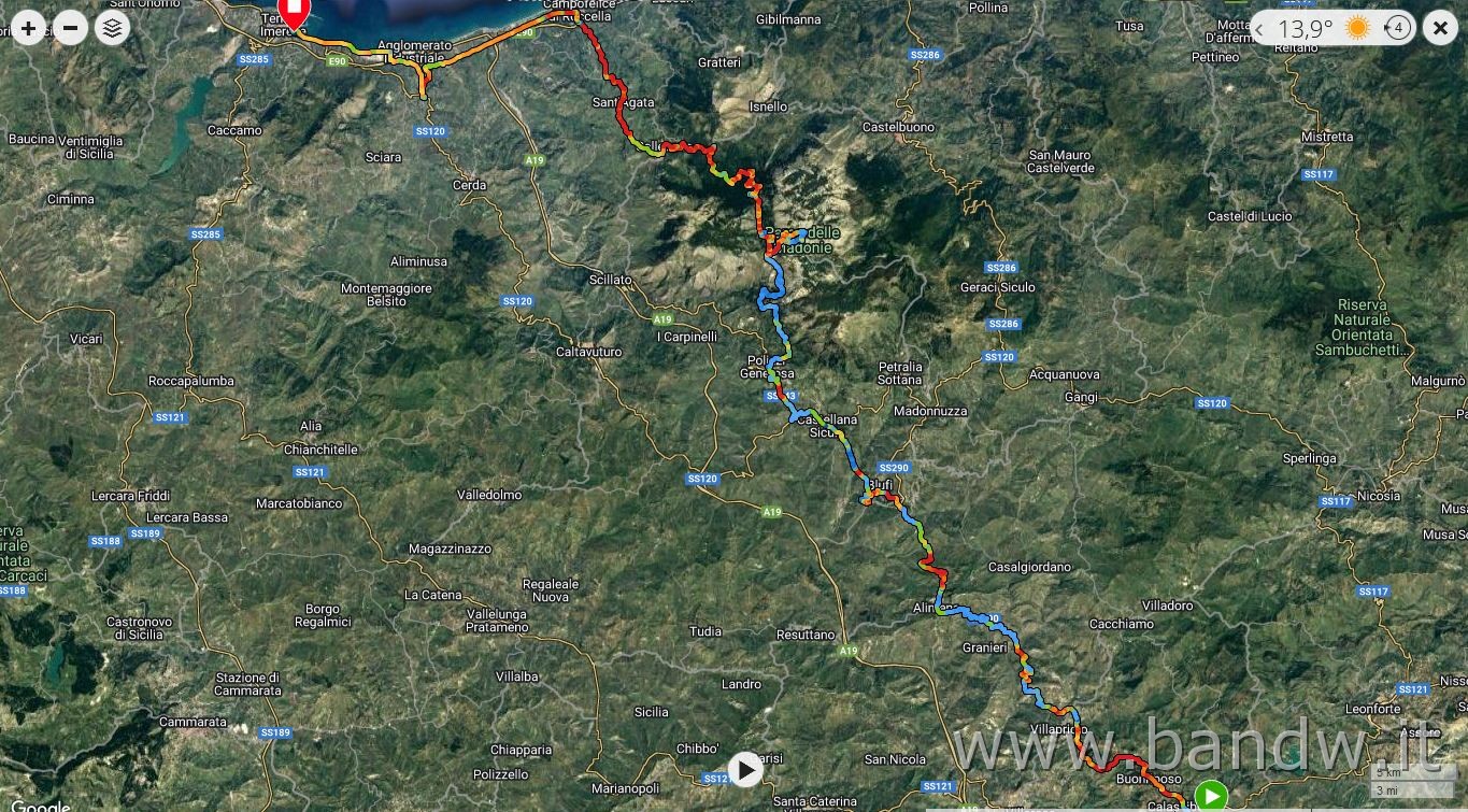 google earth.JPG - Il percorso odierno