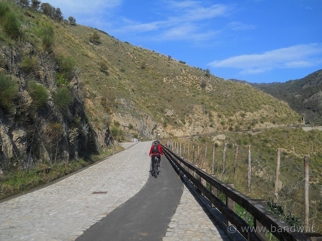 DSCN2215.JPG - Dopo aver lasciato l'auto, imbocchiamo una pista ciclabile che ci condurra nel nostro sentiero