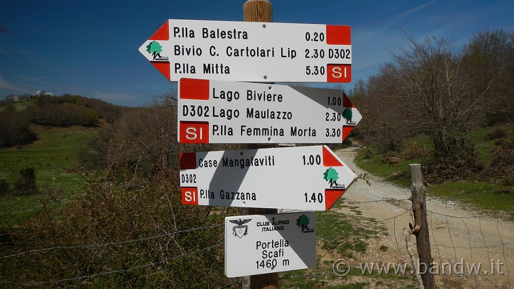 DSCN8902.JPG - Arrivo a Portella Scafi, qui c'è solo l'imbarazzo della scelta su dove andare, ma sono già stato in tutti questi luoghi........